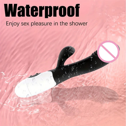 1pc G Spot Rabbit Vibrator 30 Vibration Modes, Waterproof, Perfect for Beginners & Couples - Batteries Not Included