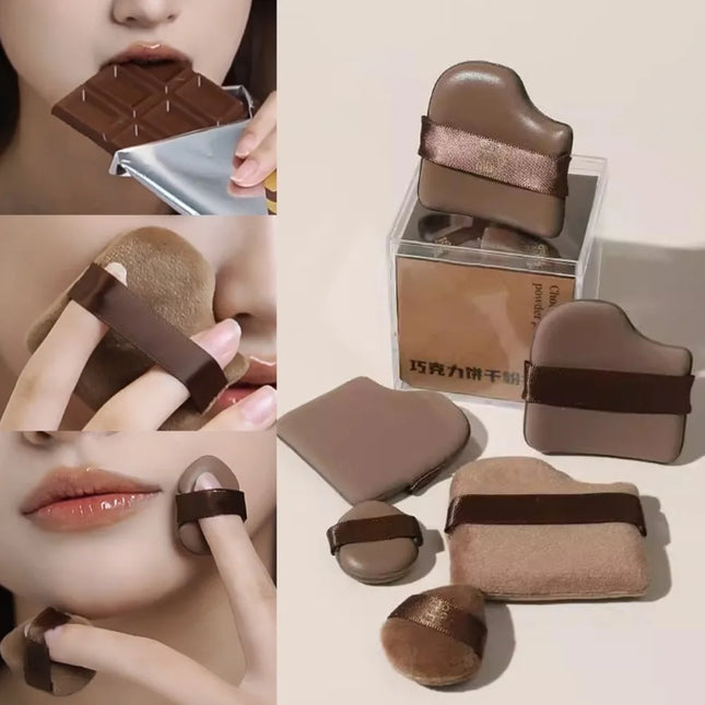 4/6PCS Makeup Blender Puff Air Cushion Foundation Sponge Loose Powder Puffs Cosmetic Applicator Tool Finger Sponge Makeup