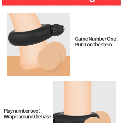 New Inflatable Penis Ring Delay Ejaculation Erection Cock Lock Bondage Ball Stretcher Cock Rings Adult BDSM Sex Toys For Men Gay