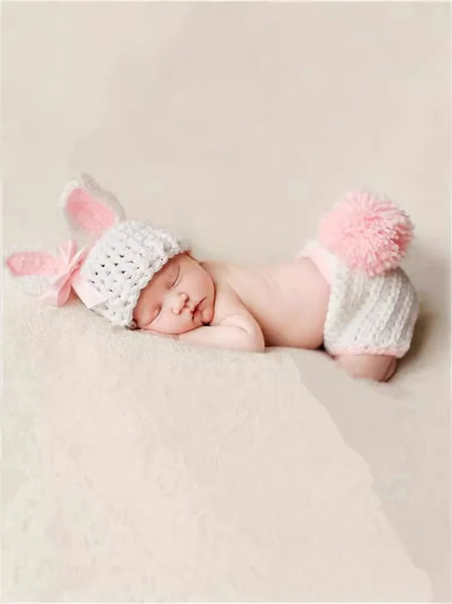 0-3M Baby Shooting Clothes Rabbit Style Photography Props Newborn Baby Photography Clothing Newborn Babies Accessories