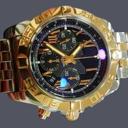 2026A111.44mm high-quality men's luxury quartz movement watch, chronograph, date watch, stainless steel men's watch