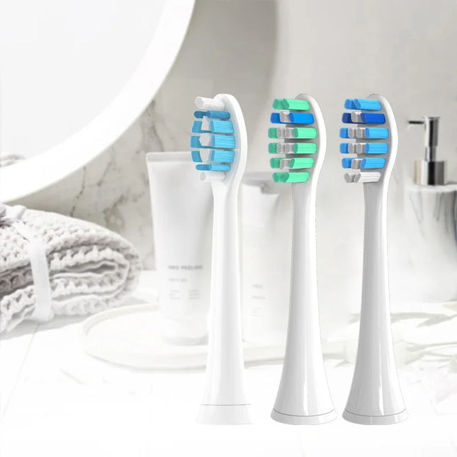 Brush Heads Compatible with Philips Sonicare Tips Soft DuPont Nozzles Vacuum Sealed Packaged Hx3/6/8/9 Series General