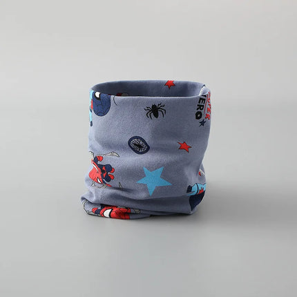 0-12years Winter Kids Scarf Cotton Children Warmer Neck Scarf Baby Neckerchief Cute Scarf Soft Neck Collar Children´s Scarves