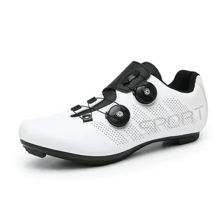 Cycling Shoes Road Bike Men White Breathable SPD Self-Locking Cleat Racing Road Bike Shoes Women Flat MTB Bicycle Sneakers