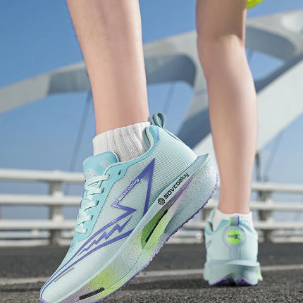 Running Shoes Carbon Board Speciality Marathon Men Sports Breathable Lightweight Women's Comfortable Athletic Nonskid Sneakers