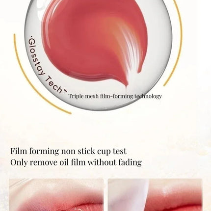 Judydoll Lip Glaze Mirror Shine Watery Lipstick Non-Stick Cup Long Lasting Moisturising Lip Tint Waterproof Makeup Cosmetics