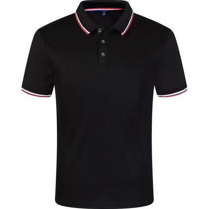 Cross Border Short Sleeved Polo From Europe Popular Summer Casual Lapel Large Size High-Quality Business Office Uniforms