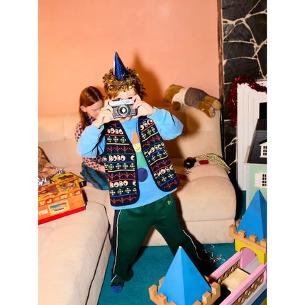 Boys and Girls Sports Set 2026 Spring Summer BC New Fashion Cartoon Printed Top Cotton Casual Boys' Sports Shirt Children's Wear