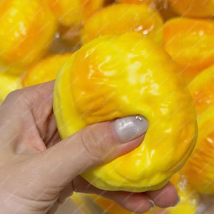 Food-Shaped Stress Ball Toast Squishy Toy Moldable Non-Bounce Squeeze Ball ASMR Sensory Anti Stress Fidget Toys for Kids & Adult