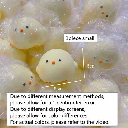 Cute Giant Chick Squishy Toy Slow Rising Stress Relief Sensory Fidget Toy for  Adults Anxiety ADHD Squishy Squeeze Toy