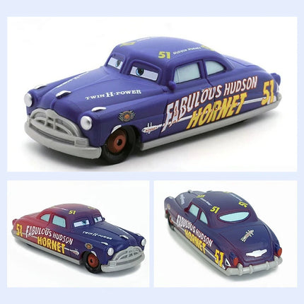 Disney Cars New Generation Color Changing Series Lightning McQueen Dr. Hudson 1:55 Plastic Diecast Model Children's Toy Car