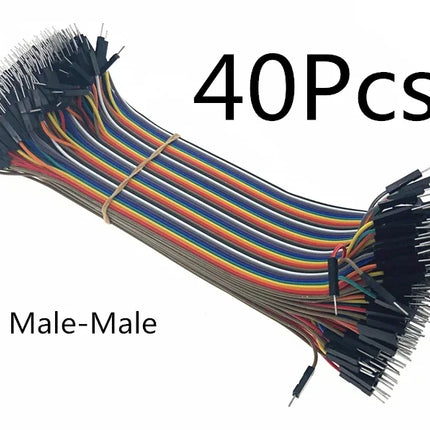Dupont Line 10CM 20CM 30CM 40Pin Male to Male + Male to Female and Female to Female Jumper Wire Dupont Cable for Arduino DIY KIT
