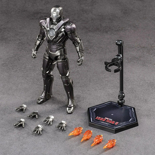 ZD Toys Iron Man MK34 MK32 MK31 MK50 MK19 MK18 MK28 Action Figures Tony Stark Mecha Model Movable Anime Avengers Collection Toys