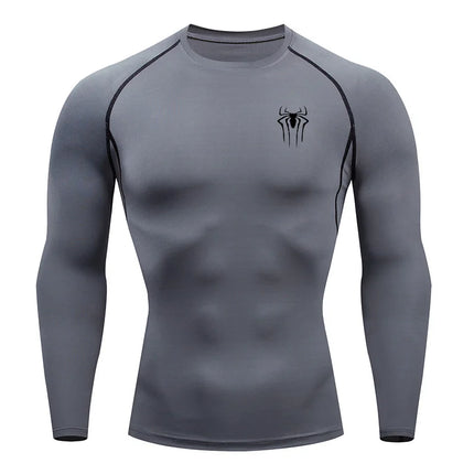 Compression Running Men T-shirt Fitness Tight Long Sleeve Top Sport Shirts Training Jogging Tees Gym Sportswear Dry Fit Rashgard