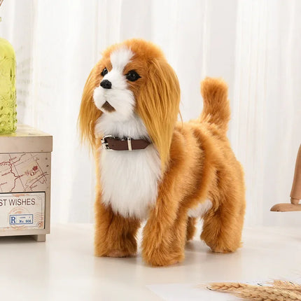 New Simulation Robot Dog Electronic Pet Sound Control Walking Nodding Music Touch Control Robot Animal Pet Children Toy Gifts