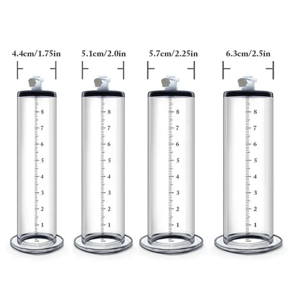 Vacuum Penis Enlargement Acrylic Penis Pump Accessories Device Masturbation Vacuum Pump Flange Pump Penis Cylinder Set Sex Toys