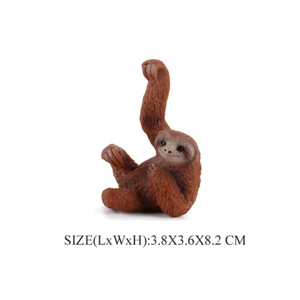 Realistic Forest Wild Animal Capybara Beaver Badger Wolverine Raccoon Meerkat Badger Model Figure Collector Toys for Kids