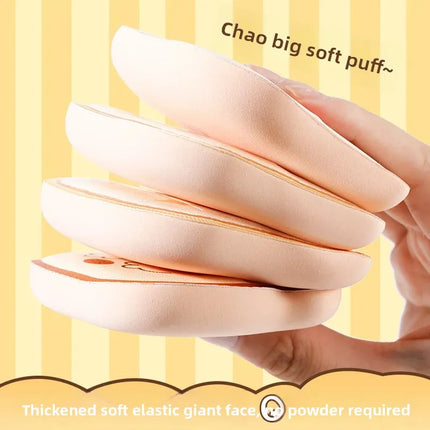 Xixi Food Toy Pineapple Bun Cotton Candy Sponge Cake Series Lightweight Natural Smooth Student Affordable Makeup Sponge