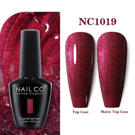 NAILCO 283Colors Gel Nail Polish Top Base Vernis Semi Permanent UV Gel Varnish Nails Art Varnish Hybrid Manicure