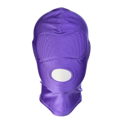 Head Mask Spandex Lycra Hood Bdsm SM Role Playing Game Erotic Latex Leather Fetish Open Mouth Hood Mask Sex Toys adult Sexy Toy
