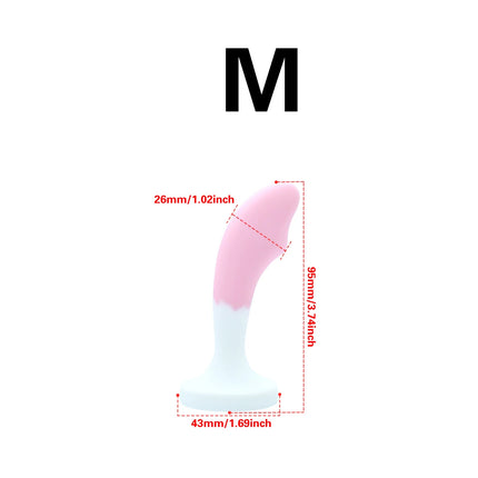 Silicone Anal Plug G-point Massage Gem Crystal Base Butt Plug Anal Masturbation Stimulator Anal Dilatancy Dildos Adult Sex Toys