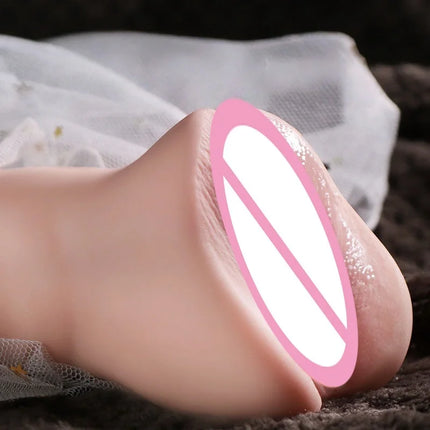 Adult Masturbation Sex Toys High Quality Male Portable Pocket Pussy Lifelike Female Vagina Anal 2 Holes Adult 18+ Sex Products