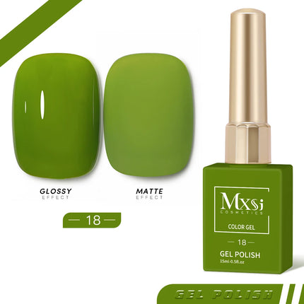 Mxsi Nails Polish 60 Colors Semi Permanent Nail Polish 15ml UV Lamp Nail Polish Hybrid Nail Art Salon Varnish Not Set