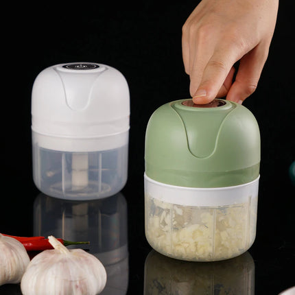 Multifunctional Mini Electric Garlic Grinder for Baby Food USB Charging Home Kitchen Meat Grinder Vegetable Chopper