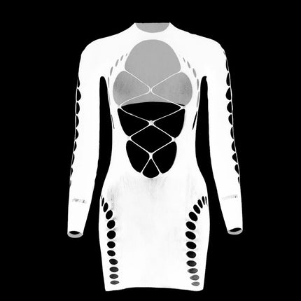 sissy Long Sleeved Dress for Men's Exotic Apparel Guy Nightgown Male Nightdress Plus Size Lingerie Breathable Fetish Babydolls