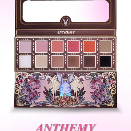 Anthemy 12 Color Eyeshadow Palette Backlight Butterfly Matte Chameleon High Pigmented Shimmer Flash Spotlight Eye shadow