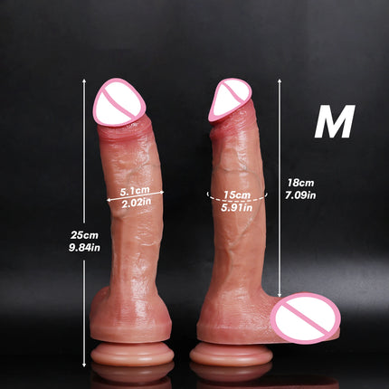 Realistic Long Dildo Black Anal Plug with Suction Cup Big Penis Butt Plug Long Dick Sex Toys for Women men Phallus Anal Dilator