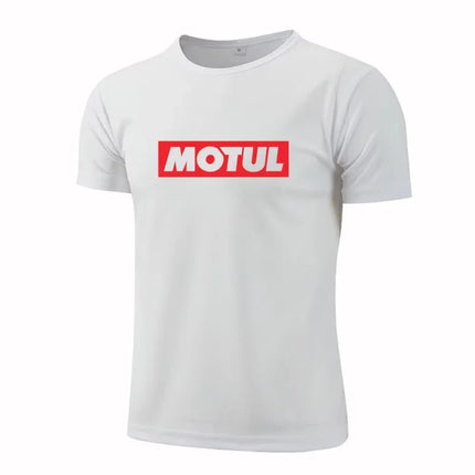 2025 Men T Shirt Casual RACEROOM Motul Motor Oil T-shirt Graphic polyester Sports Tops Breathable Comfortable Streetwear