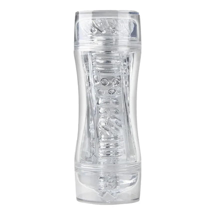 Male 3D Manual Masturbator Transparent Vagina Soft Pussy Sex Toys Realistic Adult Endurance Exercise Sex Toy Pocket Cup for Men