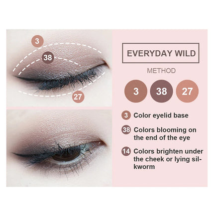 40/80 Color Eyeshadow Palette Cosmetic Makeup Eye Shadow Earth Colors Matte Pigment Palette Anniversary Birthday Best Gift for H