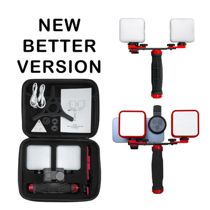 HERA MK-016 Phone Photography Light For Cellphone. LED For Photos And Videos. Polarized And Macro Photos For Smartphone