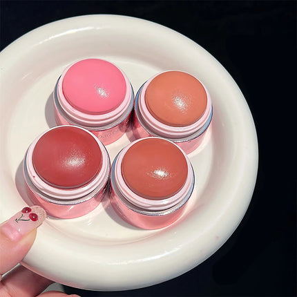 Creamy Pink Red Blush Stick Soft Face Blusher Cream Korean Makeup Peach Cheek Tint Brightening Apricot Contouring Rouge Cosmetic