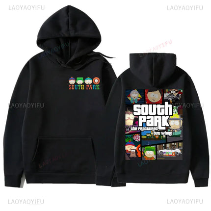 Funny South Park Cartoon Character Hoodie Cute Kenny Print Pullover Harajuku Streetwear Unisex Clothing Sudadera Hombre Y2k Tops