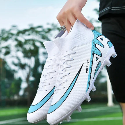 Original Men Football Field Boots Professional Society Indoor Boys Soccer Shoes Match Training Resistant Kids Football Shoes