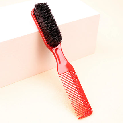 1/2pcs Convenient and multifunctional travel dual head brush comb styling tool integrated，Special for real hair wigs