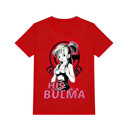 2026 Summer Dragon Ball Retro Anime T-Shirt Couple Outfit Vegeta Bulma Casual Loose Sports Tee Her Vegeta His Bulma Y2K Style