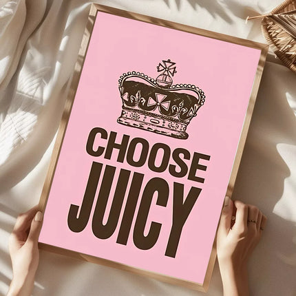 J-Juicy C-Couture Poster Home Living Room Bedroom Bar Cafe Art Decor