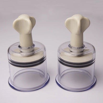 2PCS Bdsm Pussy  Clit Nipple Sucker Pump Suction Vacuum,,Breast Bondage,Sex Toys for Couples,Adult Games
