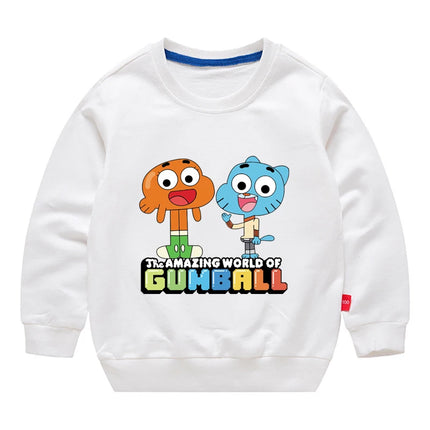 The Amazing World Of Gumball Graphic Fashion Sweater For Boys And Girls Children's Sports Pullover Outdoor Sports Hoodie