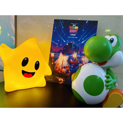 Official Nintendo Yoshi Popcorn Bucket The Super Mario Galaxy Movie Light Up Luma Style Multi Functional Drink Cup For  Fans