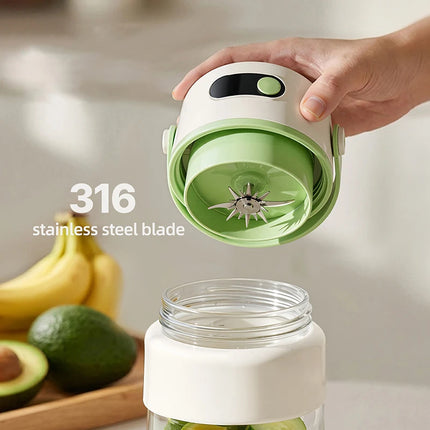 1000ML Portable Electric Juicer Blender USB Fruit Mixers Fruit Smoothies Machine Multifunctional Mixer Juice Maker