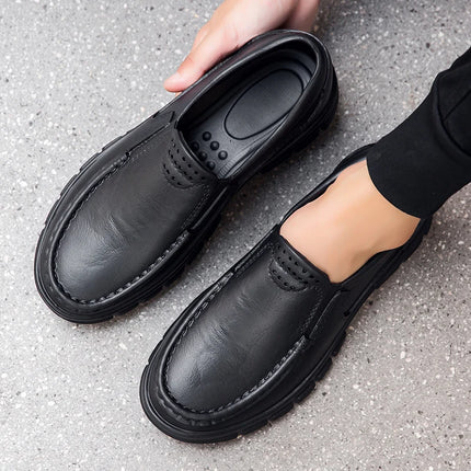 Hotel Kitchen Non-slip Oil-resistant Chef's Shoes Casual Flat Work Safe Men's Shoes Breathable Comfortable Slip on Plus Size 48