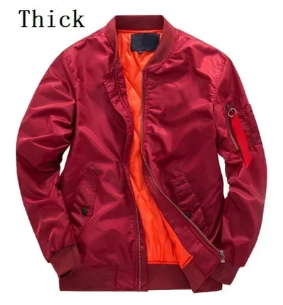 2025 New Jacket Mens Autumn and Winter Thickened Outdoor Baseball Suit Windproof Coat Men Casual Camping Lightweight Windbreaker