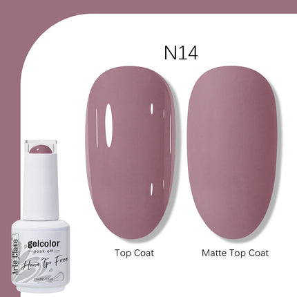 Arte Clavo TPO FREE HEMA FREE Gel Nail Polish UV Multi Use Semi Permanent Soak Off Autumn Winter Nail Art Hybrid Varnish 15ml