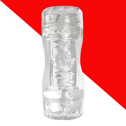 Male Masturbator Cup Soft Pussy Sex Toys Transparent Vagina Anal Adult Endurance Exercise Supplies Vacuum Pocket Cup for Men 18