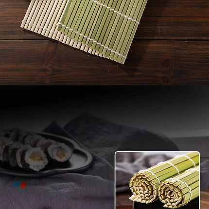 DIY Bamboo Sushi Maker Rolling Mat Sushi Tools Rice Rollers Kitchen Gadget Hand Maker Food Rice Roll Mold Cooking Accessories